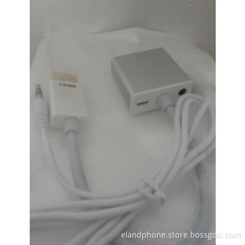 HDMI to VGA Adapter with 3.5mm Audio + Micro USB Power Port